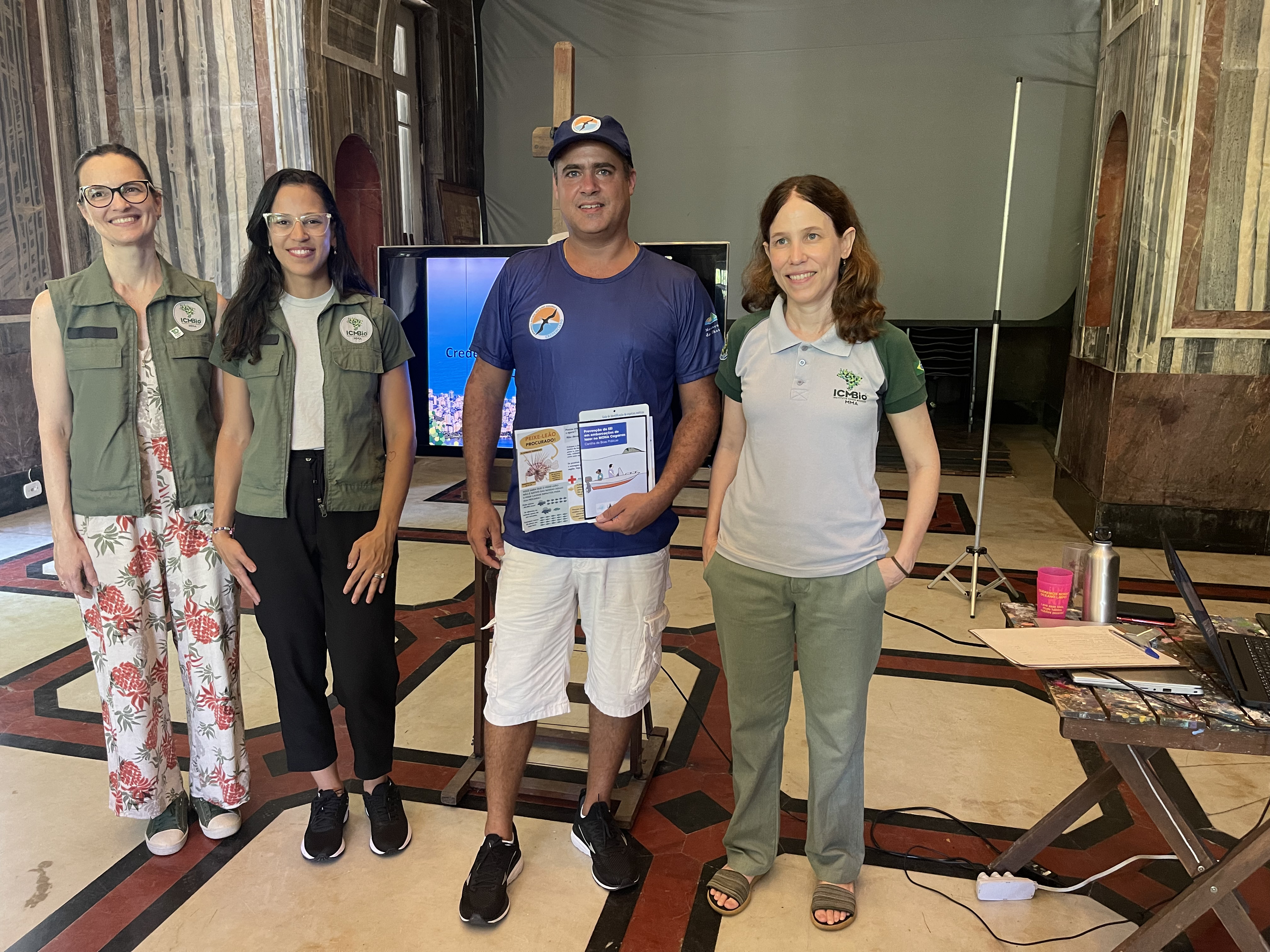 Visita da Equipe Mergulho Carioca ao ICMBIO